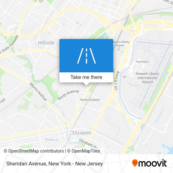 Mapa de Sheridan Avenue