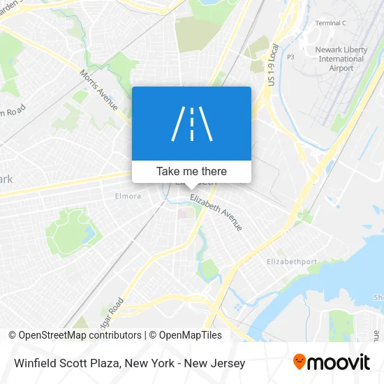 Mapa de Winfield Scott Plaza
