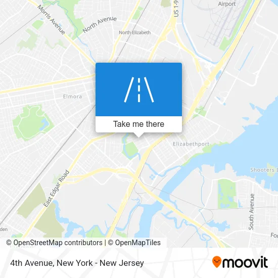 Mapa de 4th Avenue
