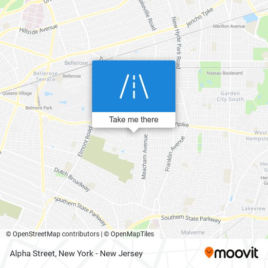 Mapa de Alpha Street