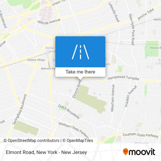 Elmont Road map