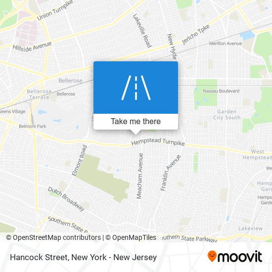 Mapa de Hancock Street