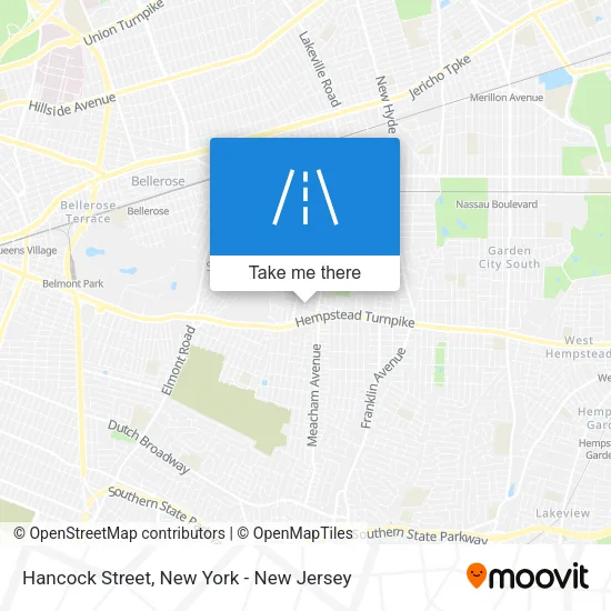 Hancock Street map