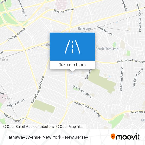 Hathaway Avenue map