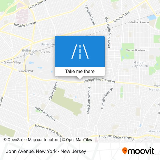 John Avenue map