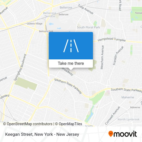 Mapa de Keegan Street