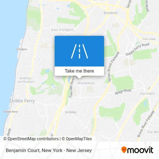 Benjamin Court map