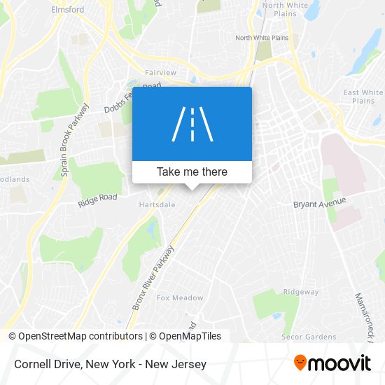 Mapa de Cornell Drive