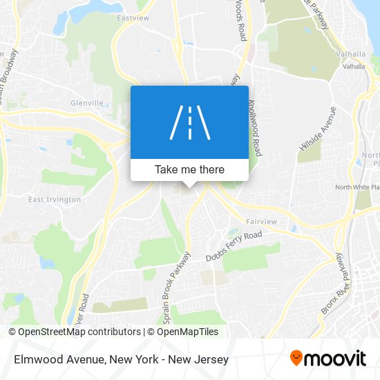 Mapa de Elmwood Avenue