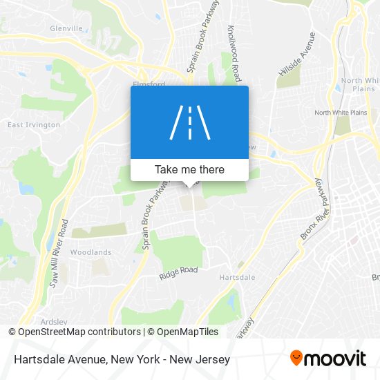 Hartsdale Avenue map