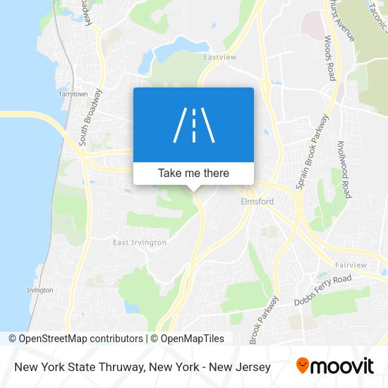 Mapa de New York State Thruway