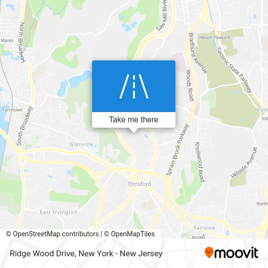 Ridge Wood Drive map