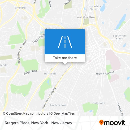 Rutgers Place map