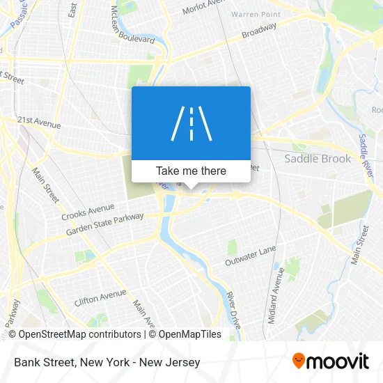 Bank Street map
