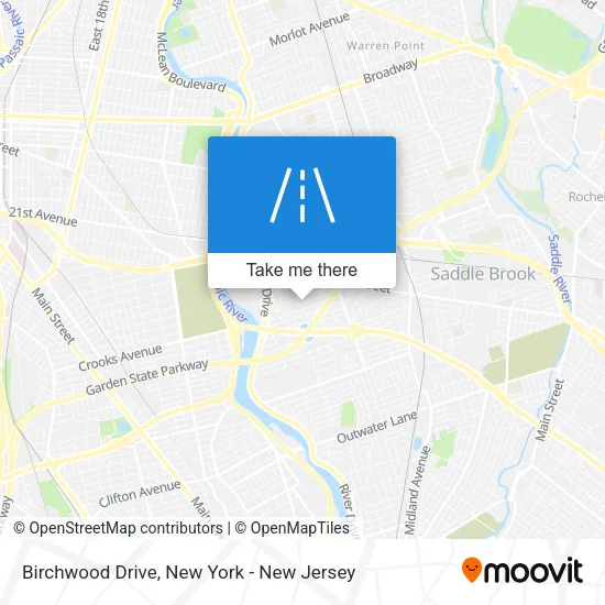 Birchwood Drive map