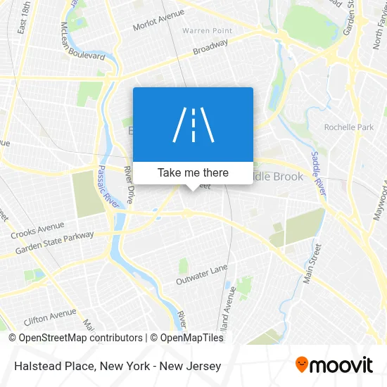 Halstead Place map