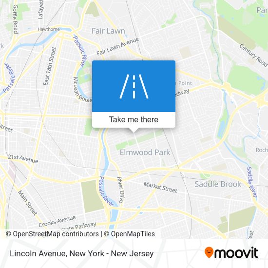 Mapa de Lincoln Avenue