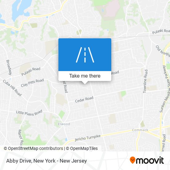 Abby Drive map