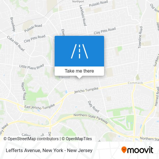 Mapa de Lefferts Avenue