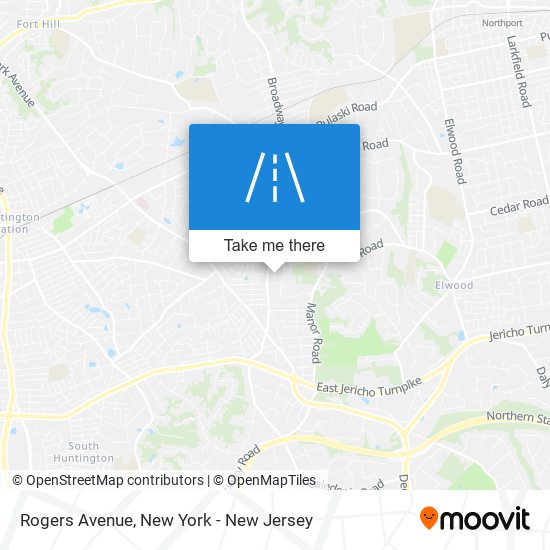 Mapa de Rogers Avenue