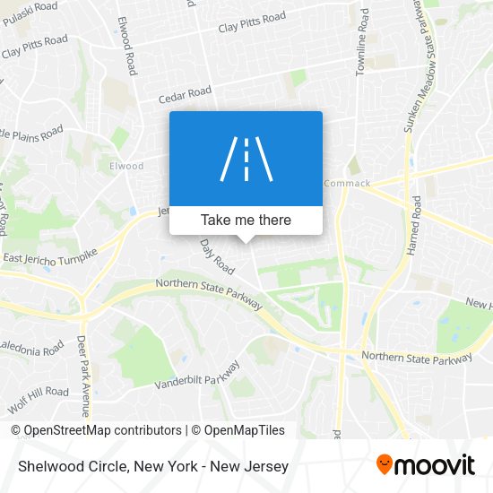 Mapa de Shelwood Circle
