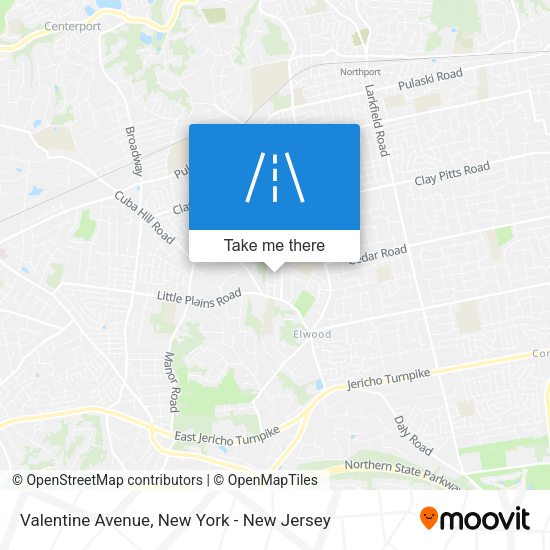 Mapa de Valentine Avenue
