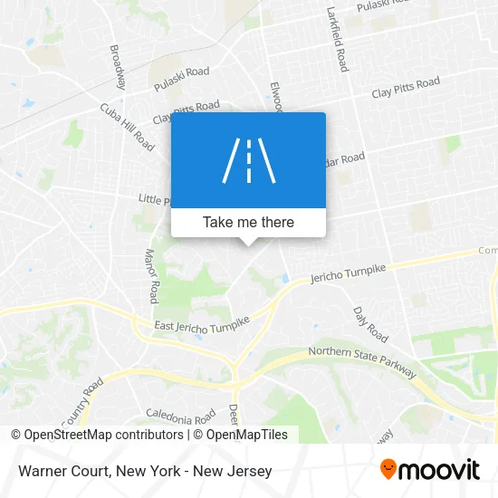 Warner Court map