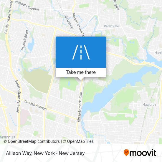 Mapa de Allison Way