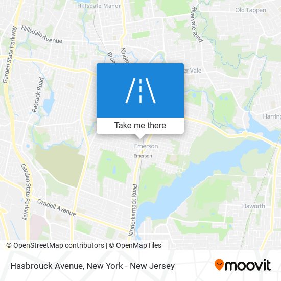 Mapa de Hasbrouck Avenue