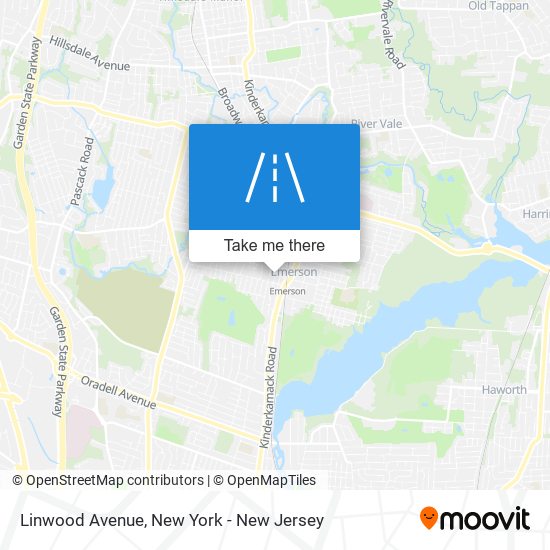 Mapa de Linwood Avenue