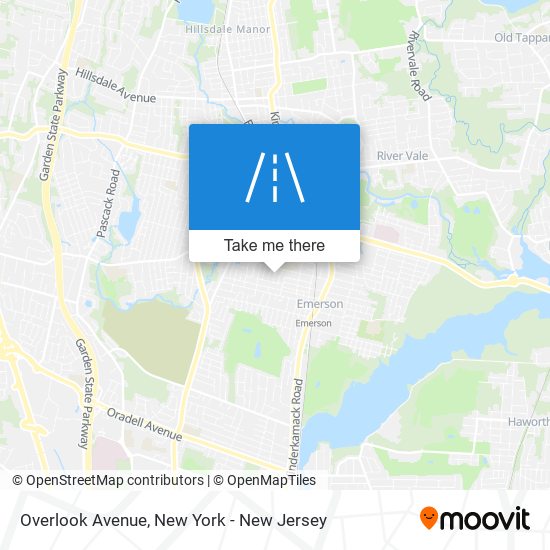 Mapa de Overlook Avenue