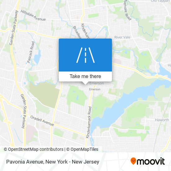 Pavonia Avenue map