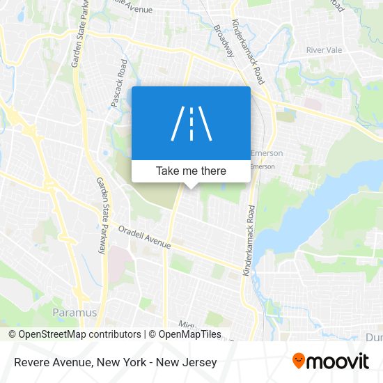 Mapa de Revere Avenue