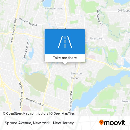 Mapa de Spruce Avenue