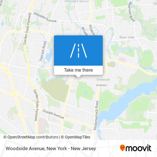 Mapa de Woodside Avenue