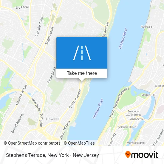 Stephens Terrace map