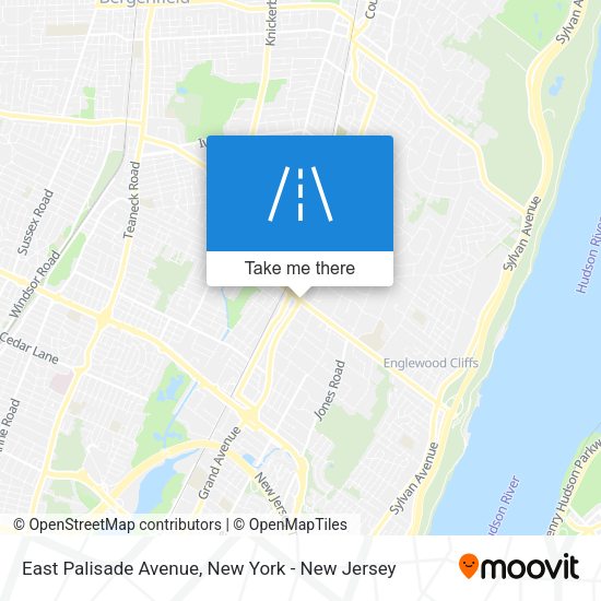 Mapa de East Palisade Avenue