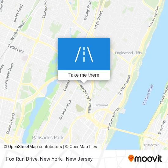 Fox Run Drive map