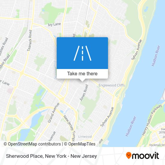 Mapa de Sherwood Place