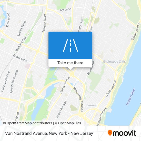 Van Nostrand Avenue map