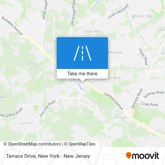 Terrace Drive map