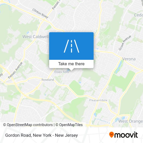Mapa de Gordon Road