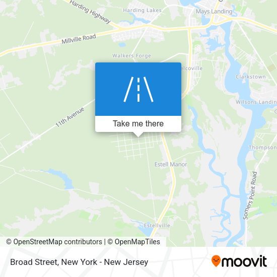 Mapa de Broad Street