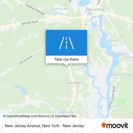 New Jersey Avenue map