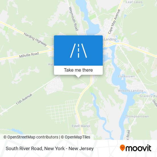 South River Road map