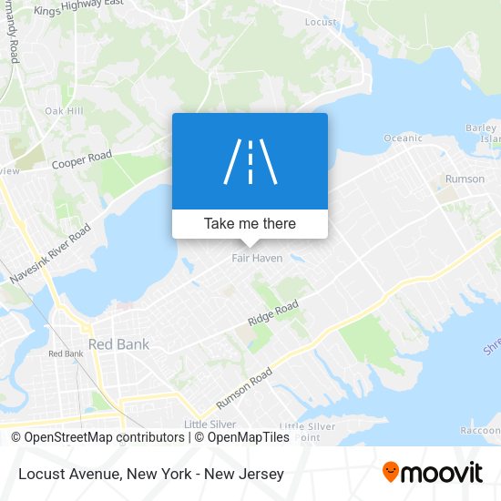Mapa de Locust Avenue