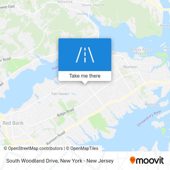 Mapa de South Woodland Drive