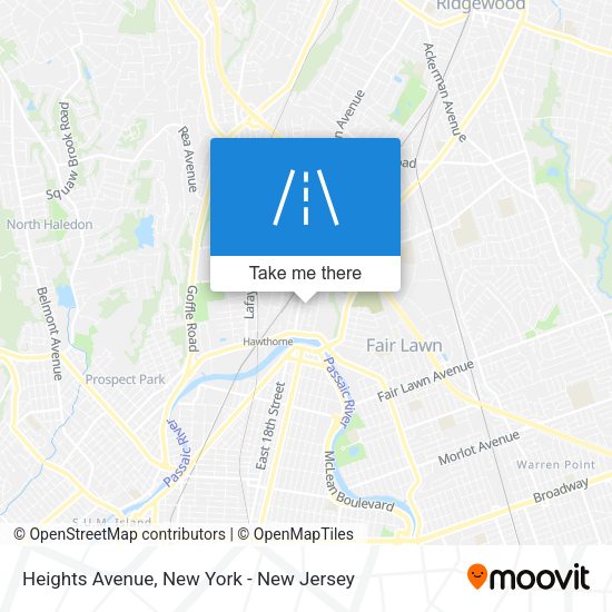 Mapa de Heights Avenue