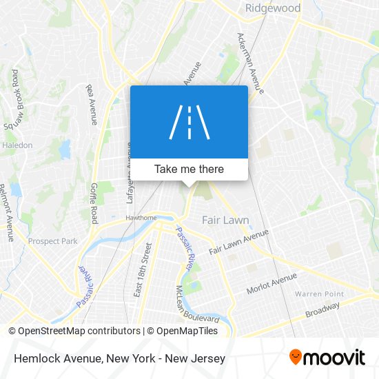 Hemlock Avenue map