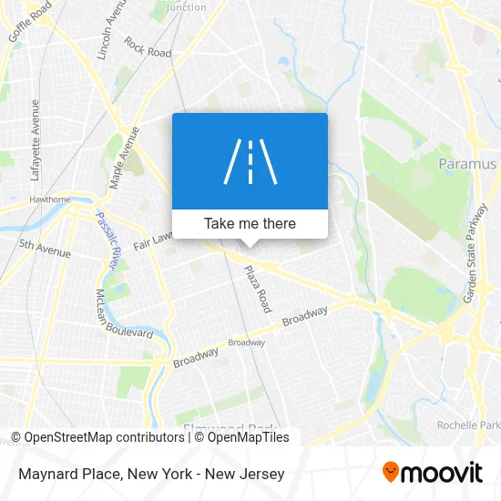 Maynard Place map